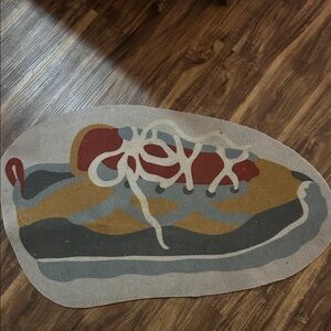 Colorful Sneaker Design Rug